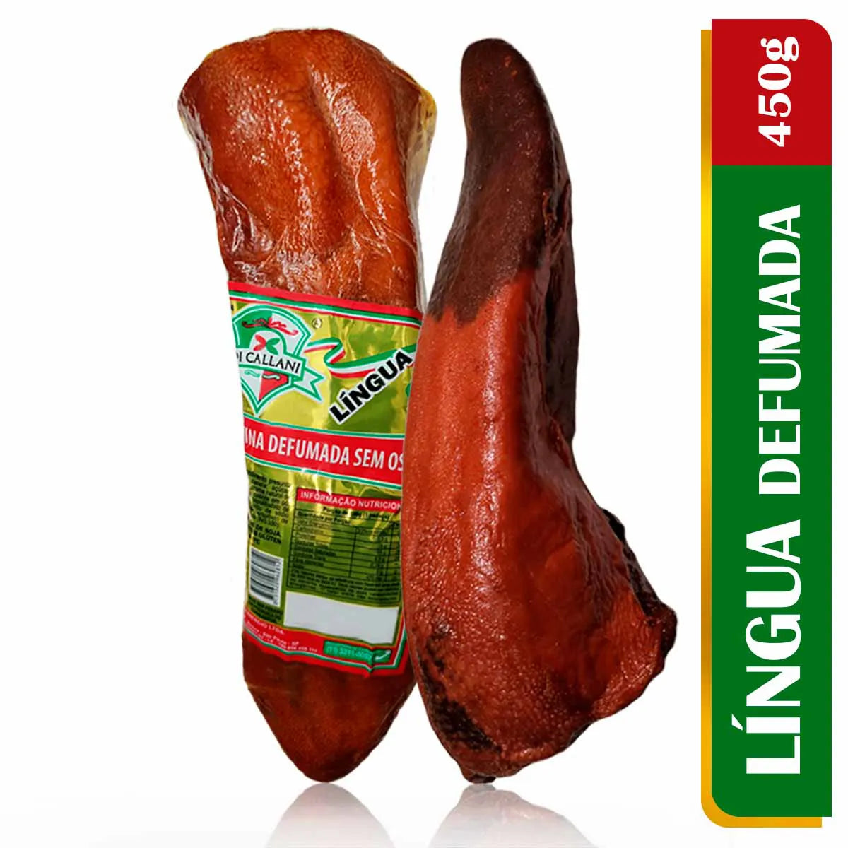 Língua Bovina Defumada 450g - Empório Ditalia