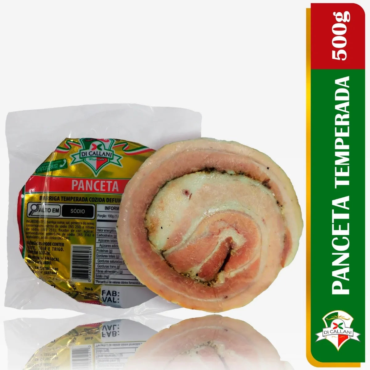 Panceta Defumada com Couro 1K - Empório Ditalia