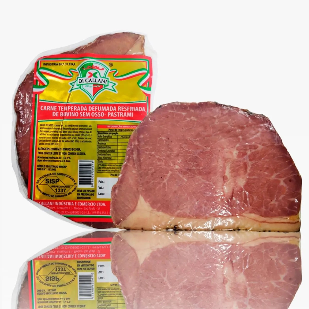 Pastrami Bovino Fatiado - 500g Sabor Intenso