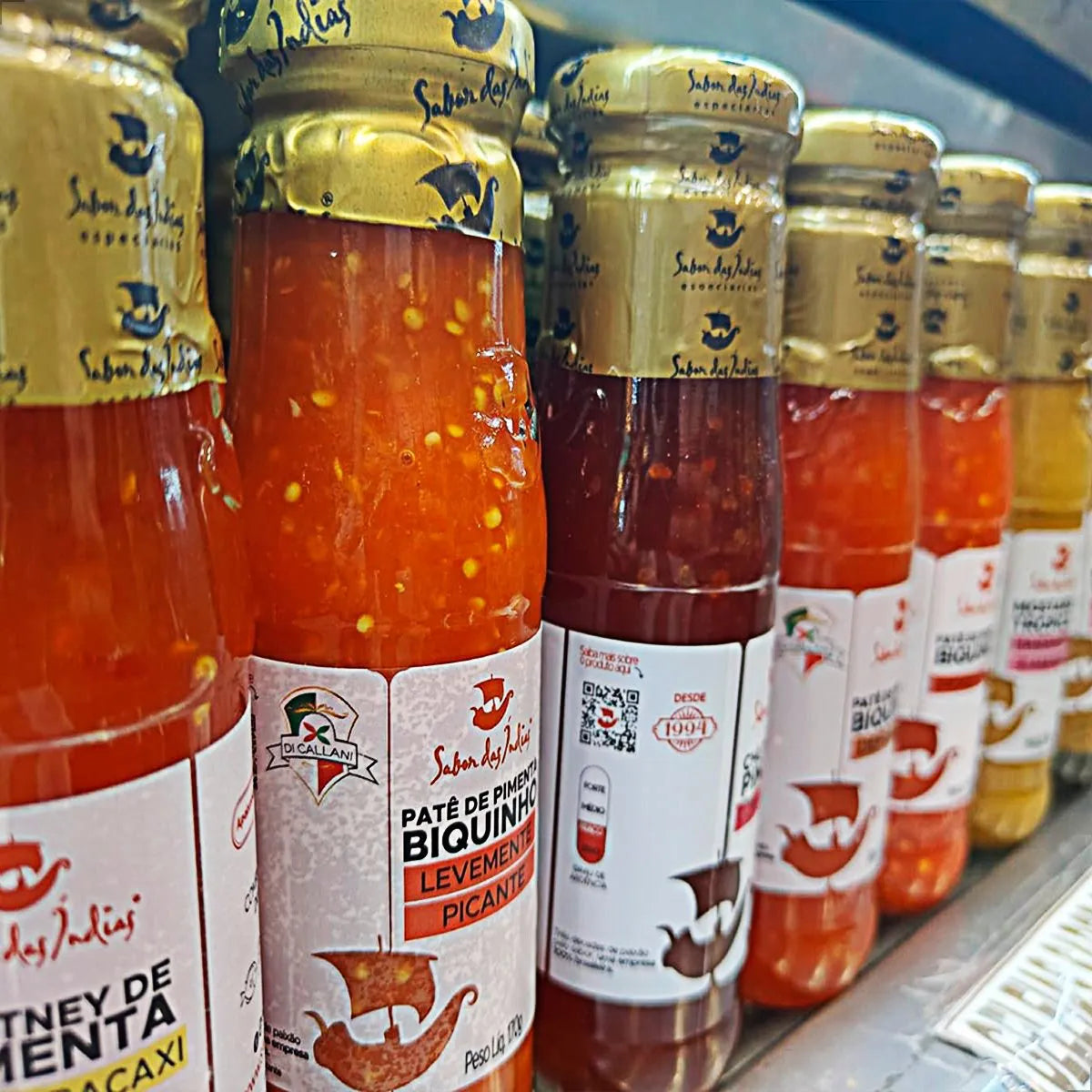 Chutney de Pimenta com Abacaxi - 210g Sabor das Indias