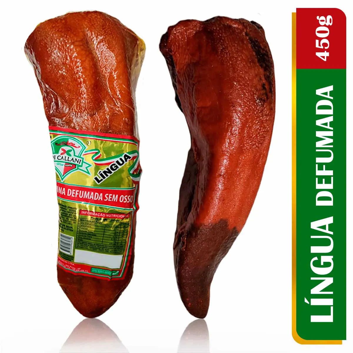 Língua Bovina Defumada 450g - Empório Ditalia