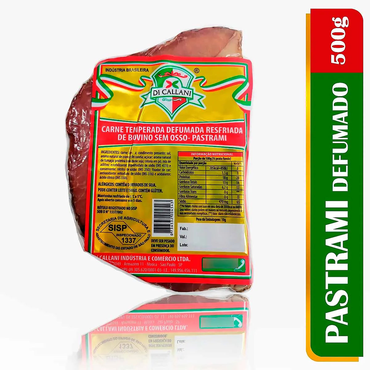 Pastrami Bovino Tradicional 500g - Empório Ditalia